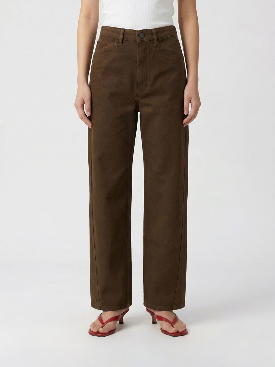 Pants Woman color Cocoa
