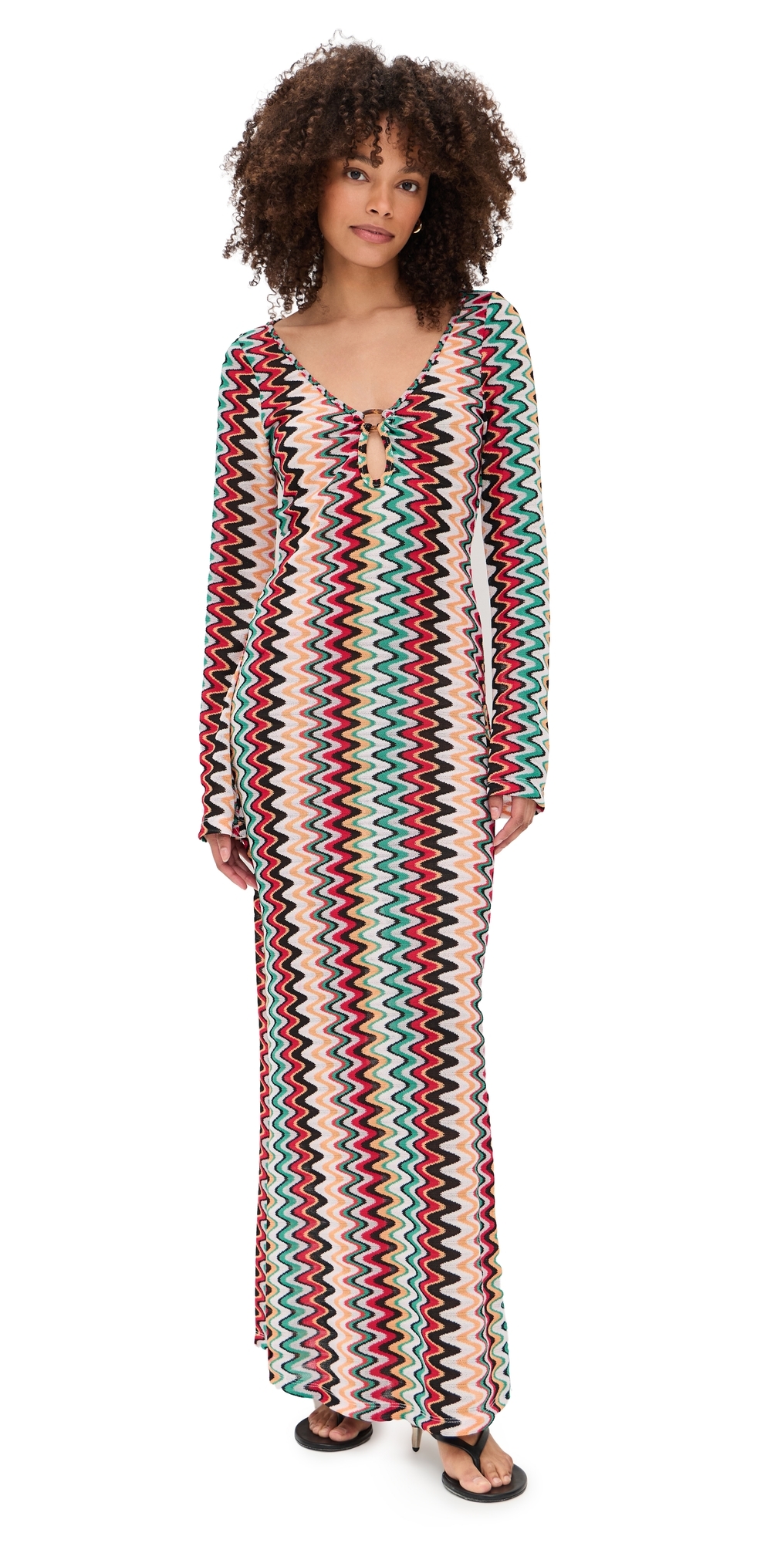 Emerie Scoop Neck Maxi Dress Xyla Wave