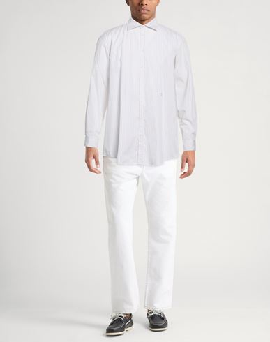 Man Shirt White Size S Cotton
