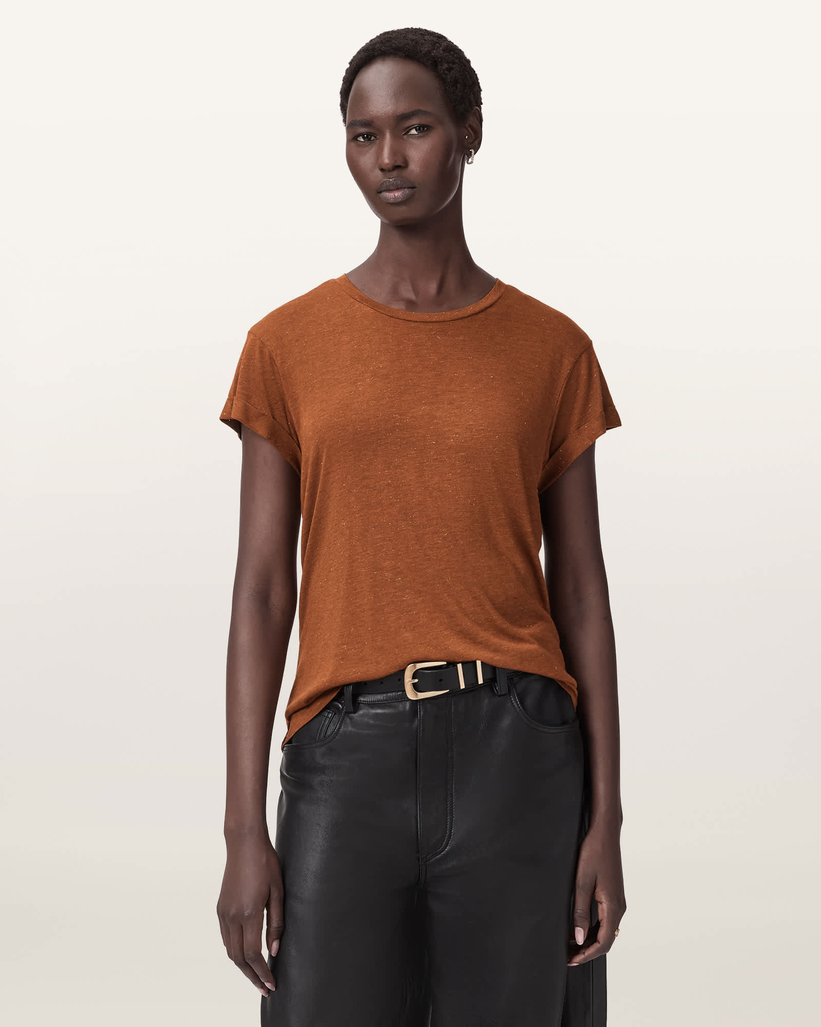 Anna Short Sleeve Shimmer T-Shirt