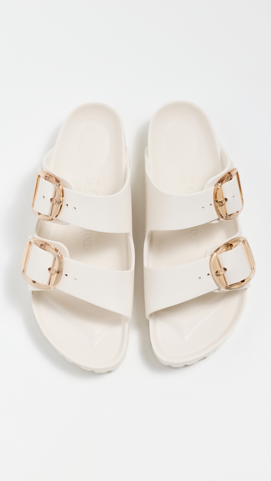 Arizona EVA Big Buckle Sandals Eggshell