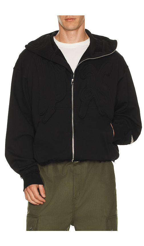 UPRISERS UPRS Full Zip Hoodie in Black. S. Also in