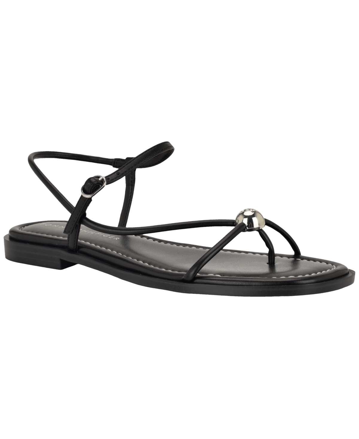 Women's Taras Strappy Flat Sandals - Black