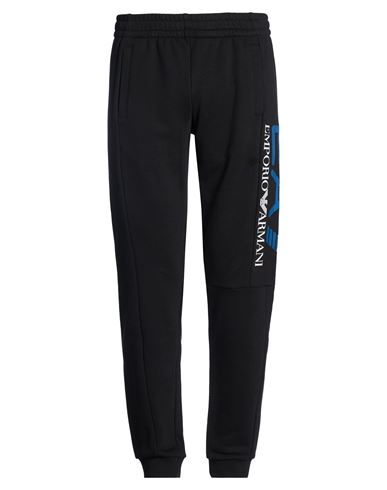Man Pants Black Size S Cotton, Polyester