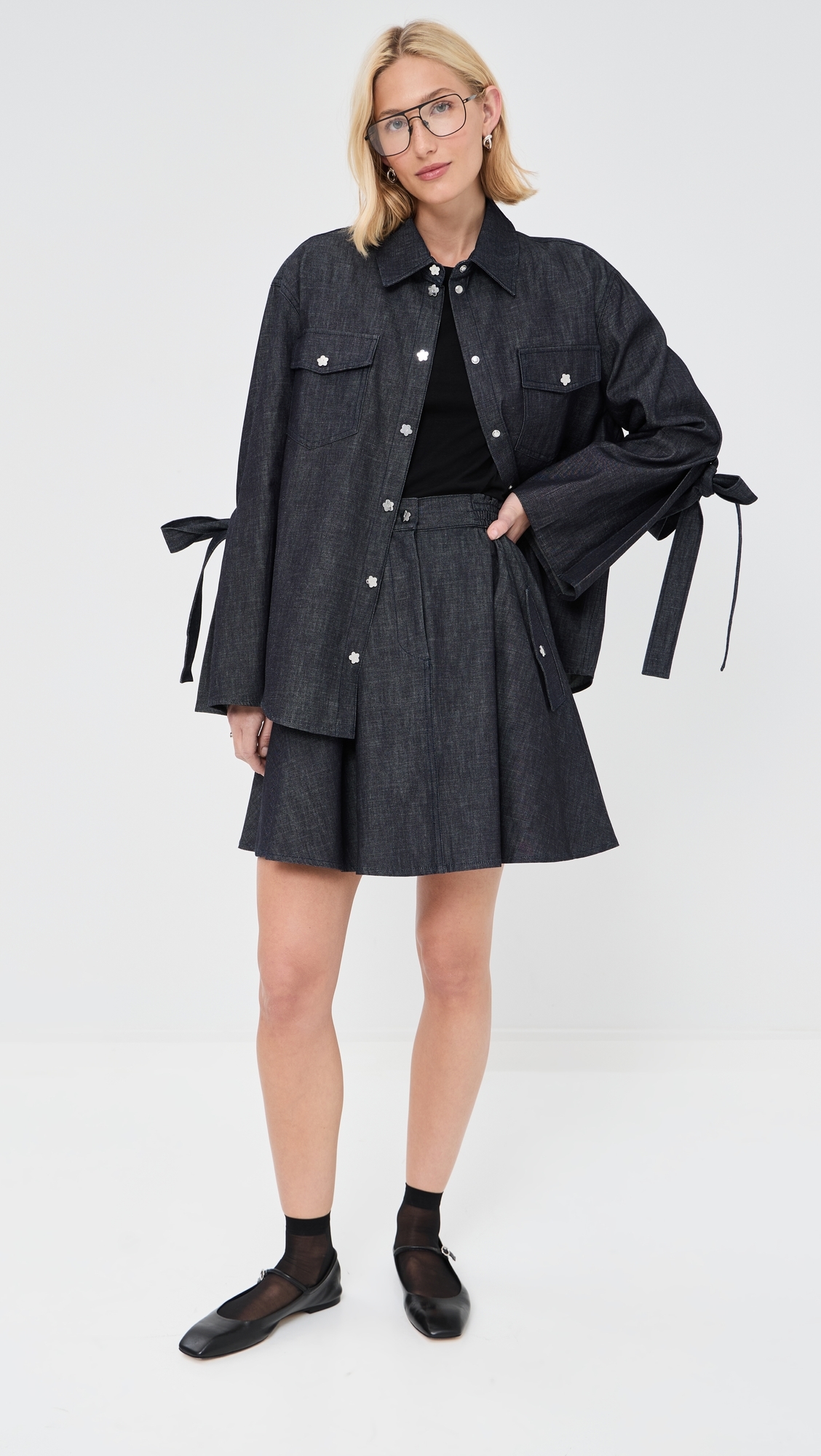 Cici Denim Skirt Indigo