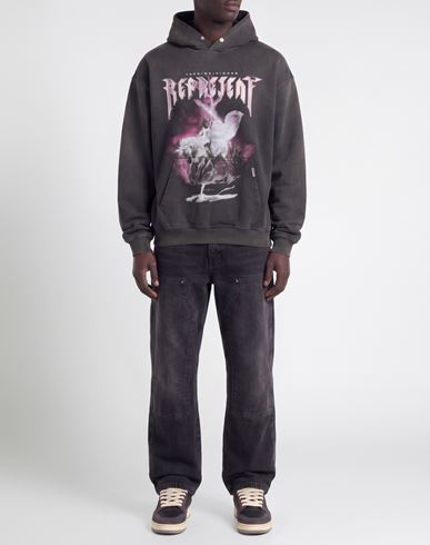Man Sweatshirt Charcoal Size M Cotton