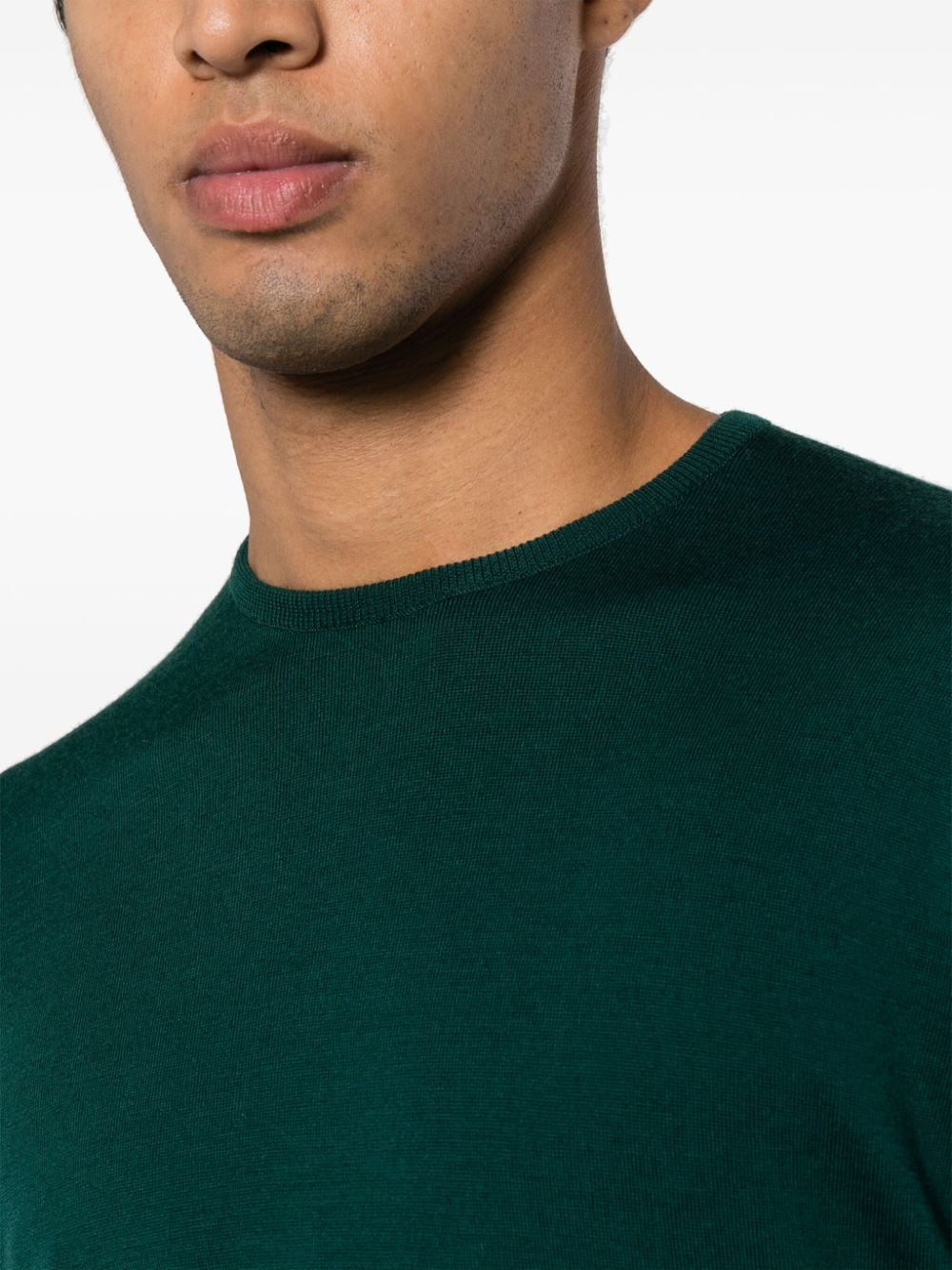 Green Merino Jumper