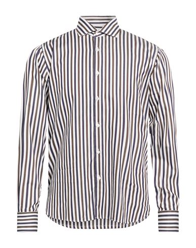 Man Shirt Midnight blue Size 15 Cotton