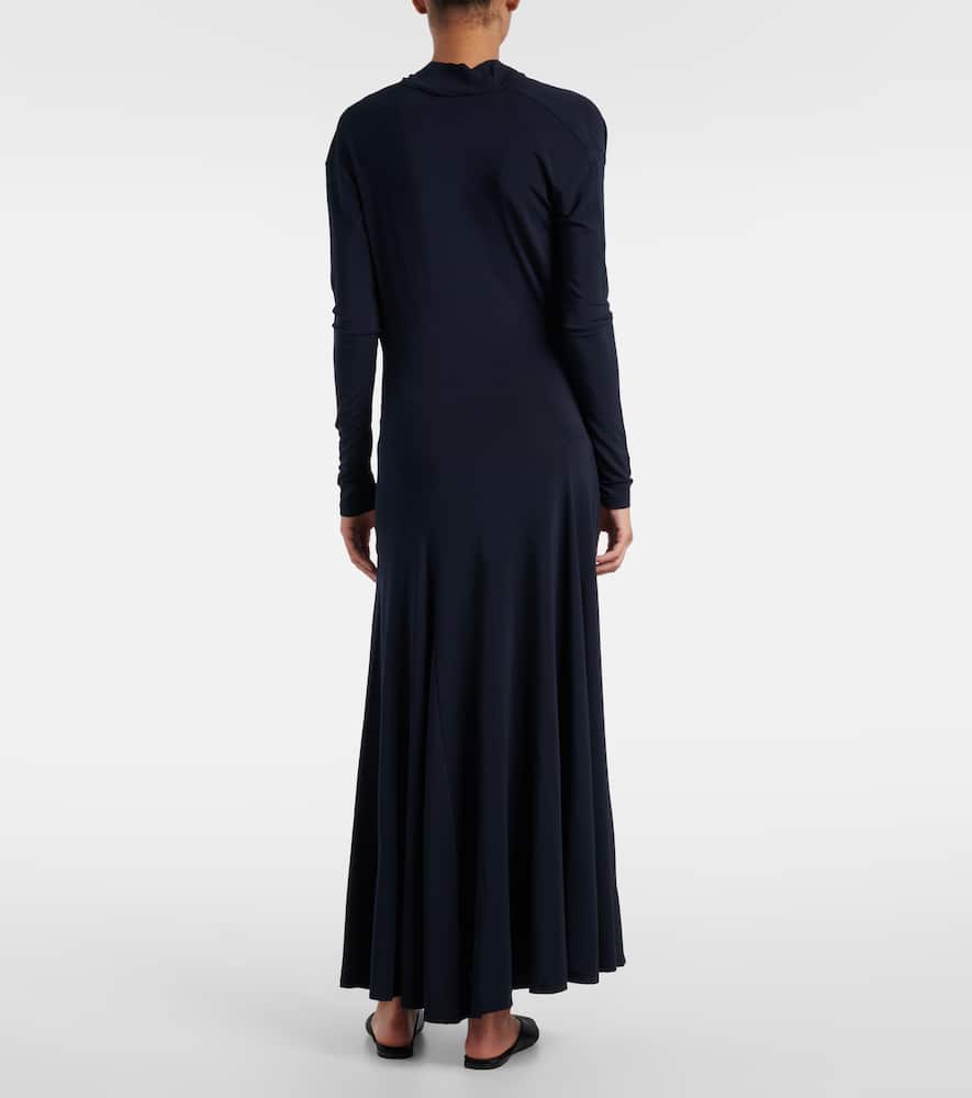 Eadan draped jersey midi dress