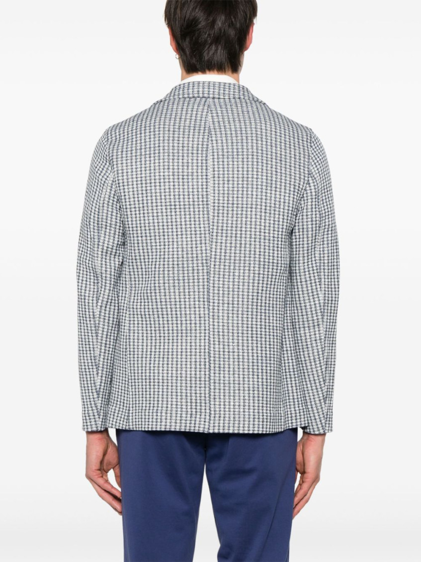Checkered Blazer Jacket