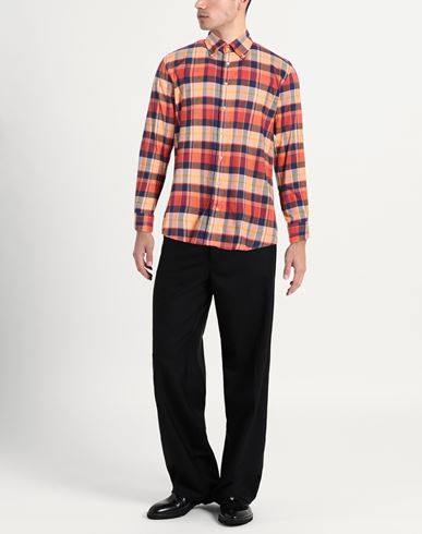 Stenströms Man Shirt Salmon pink Size L Cotton