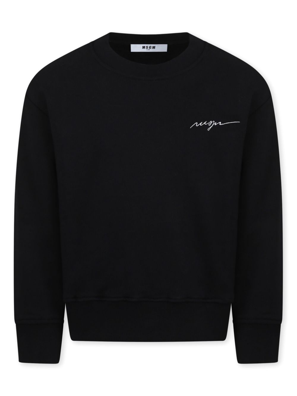Logo-embroidered sweatshirt - Black