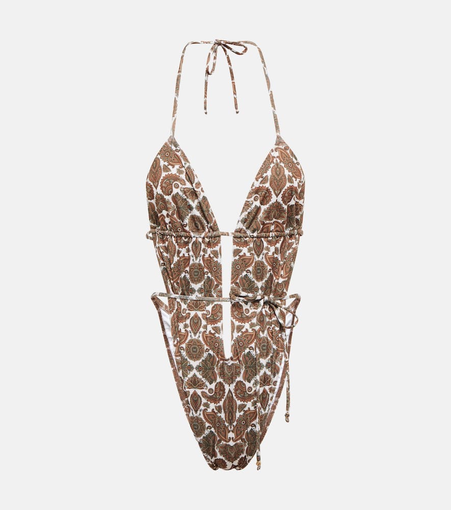 Amor printed swimsuit