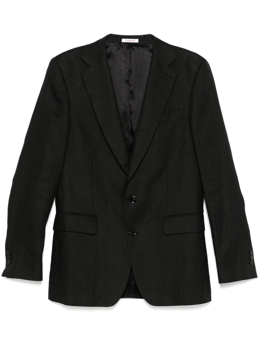 Linen blazer - Black