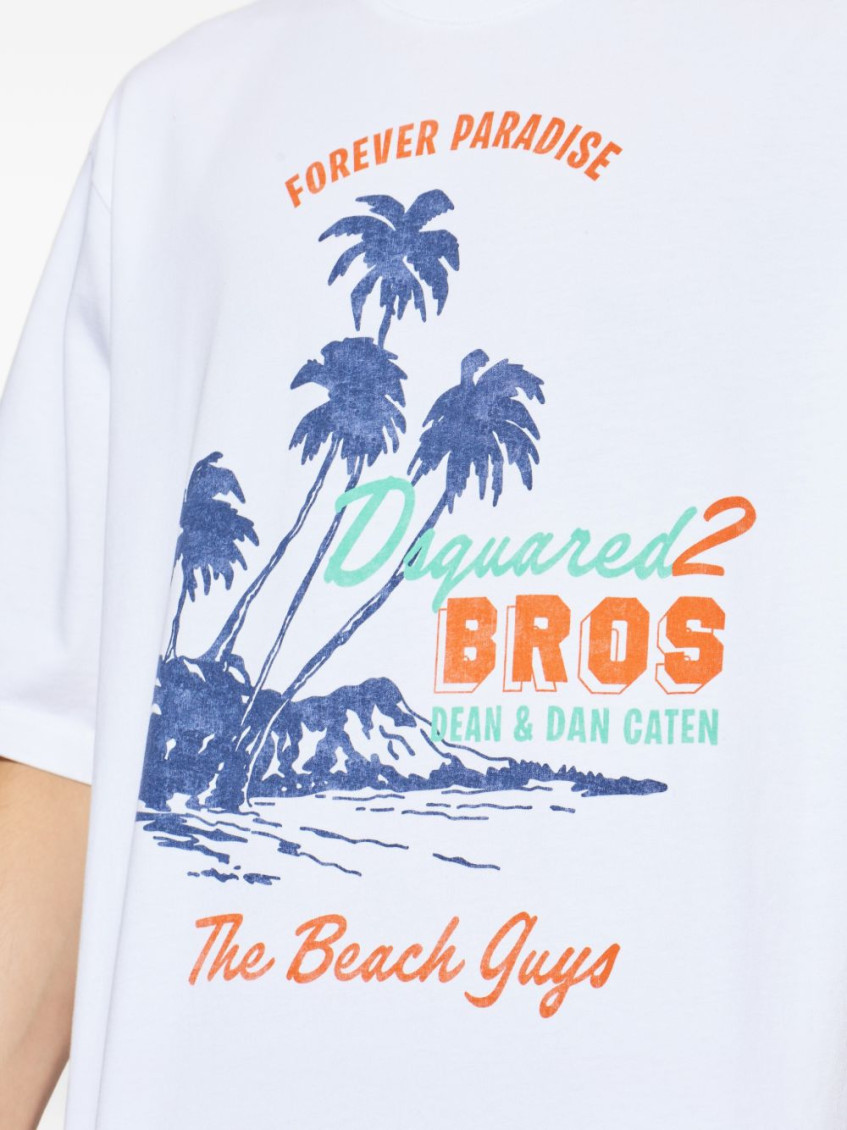 Tropical Print T-Shirt