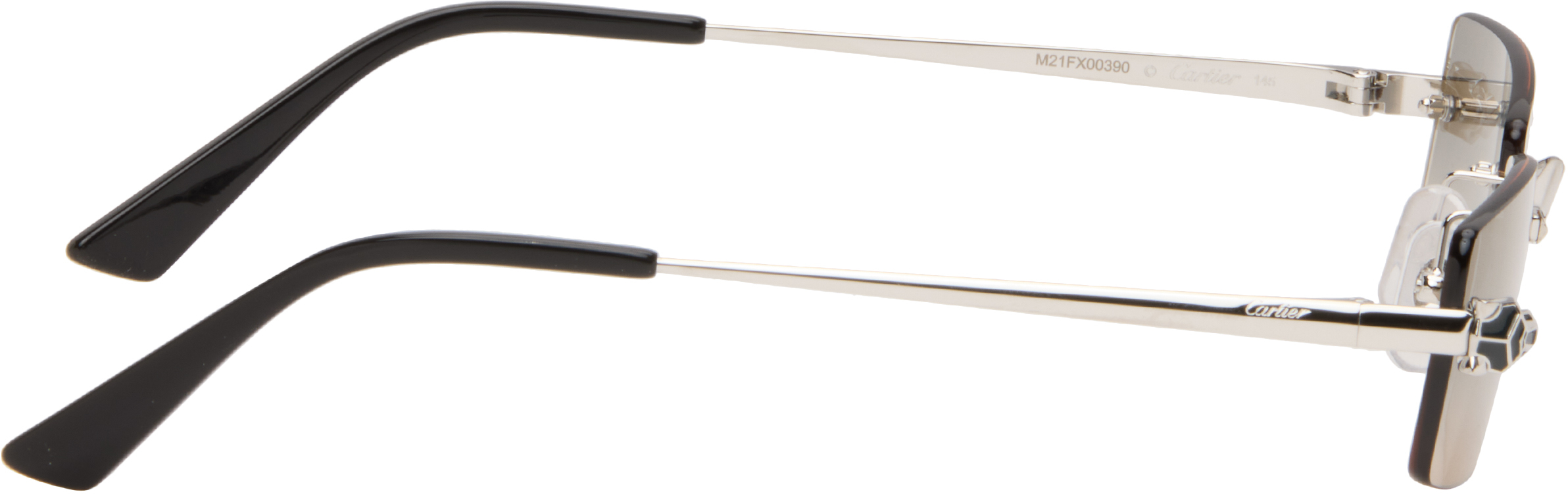 Silver 'Panthère de ' Sunglasses