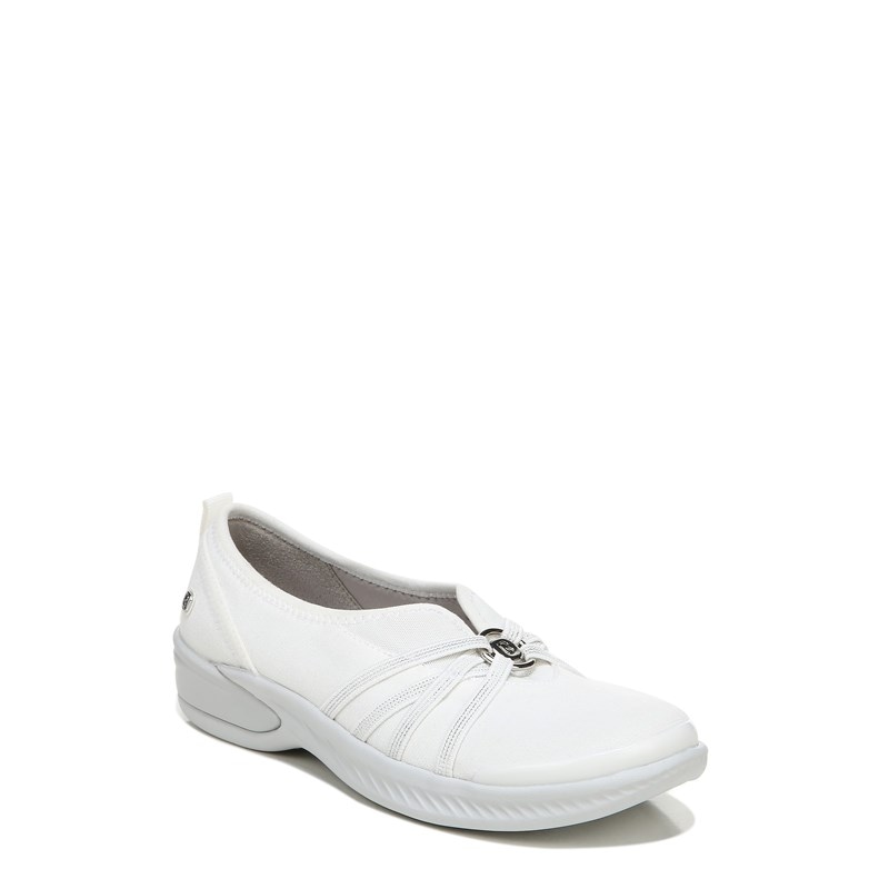 Women's Niche Slip On Shoes (Bright White Fabric)