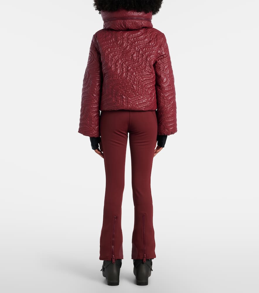 Solaria quilted down ski jacket