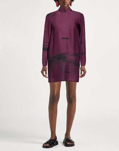 Woman Mini dress Plum Size 4 Viscose