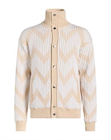 Man Jacket Beige Size 38 Cotton, Polyamide