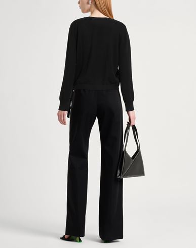 Woman Wrap cardigans Black Size 6 Wool, Cashmere