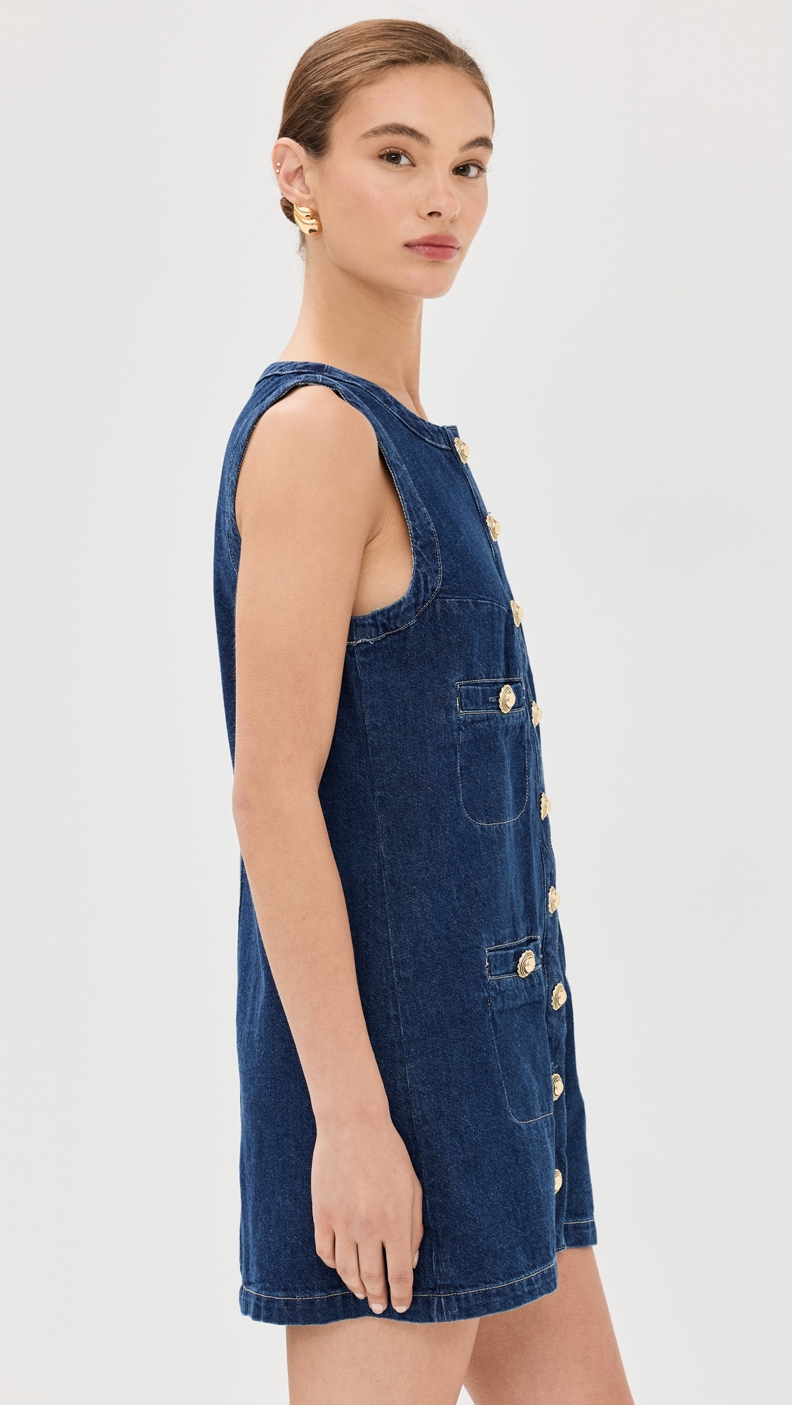 Tropez Denim Mini Dress Salinas