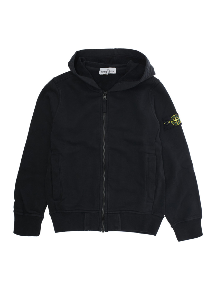 Boys Black Logo Hoodie