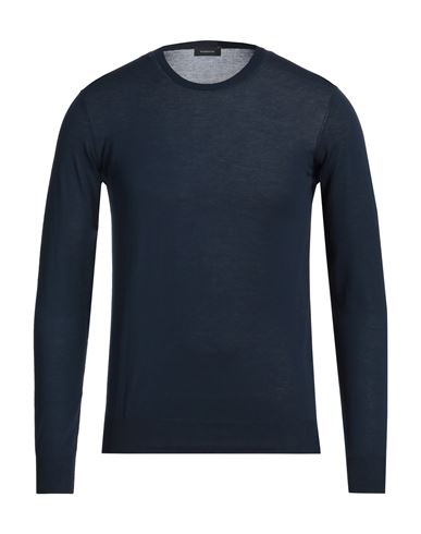 Man Sweater Navy Size 4 Cotton