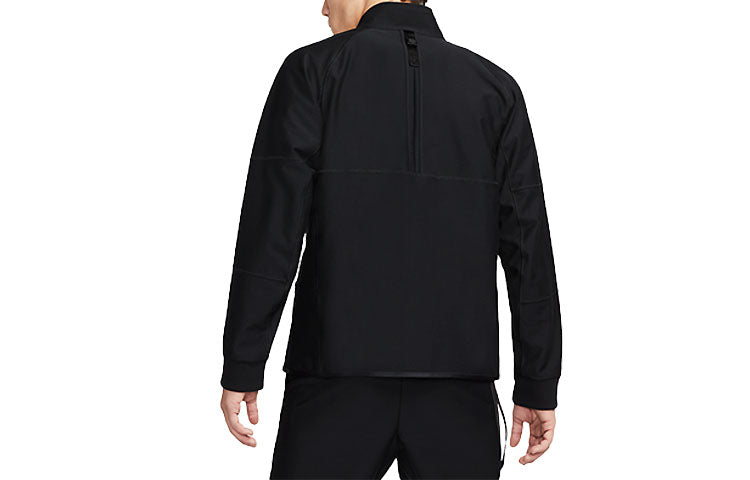 Men's Sportswear Dri-FIT Tech Pack Moisture Conduction Quick Dry Logo Casual Jacket Black