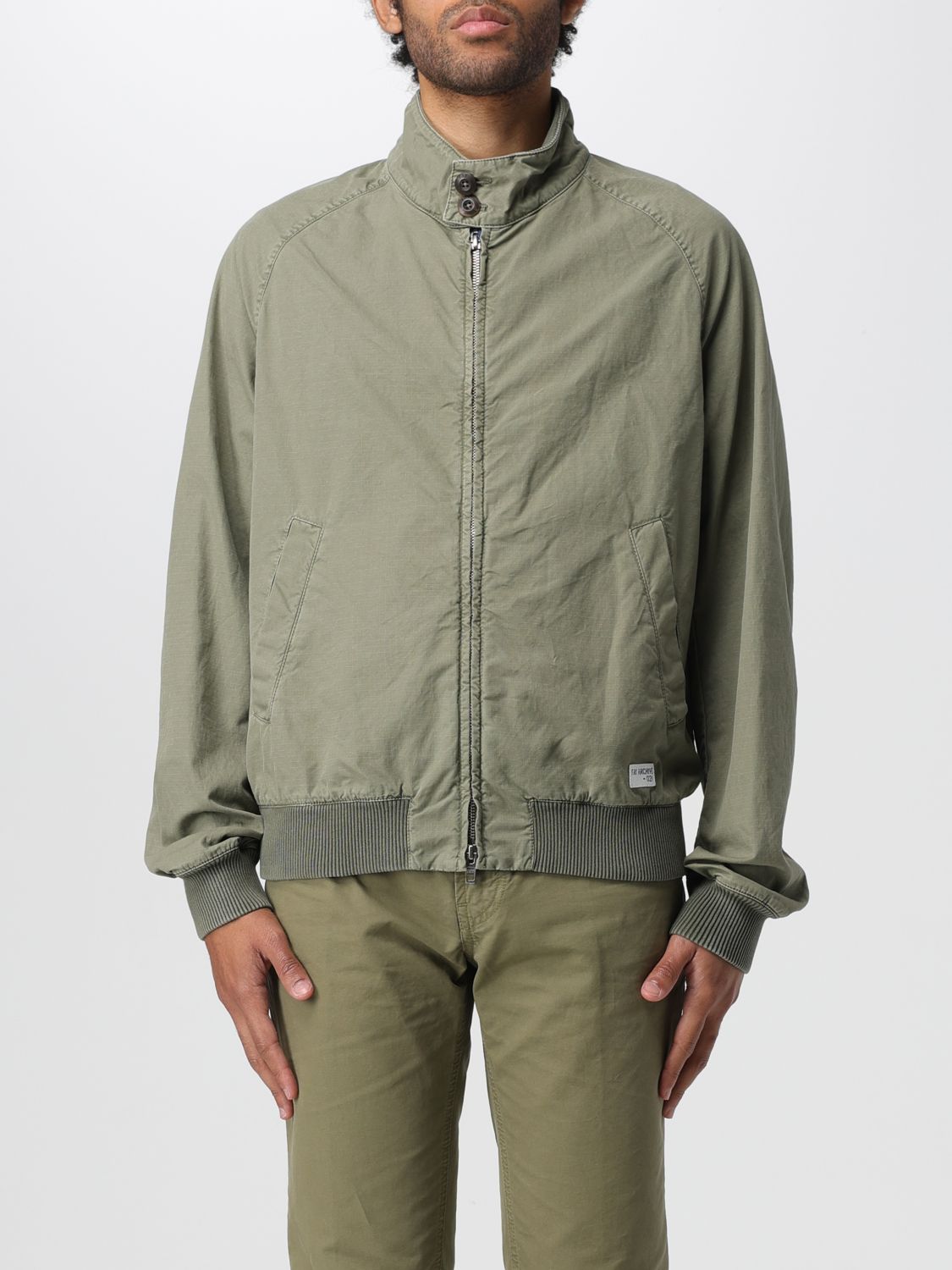 Jacket Men color Green