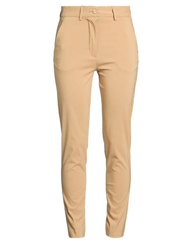 Woman Pants Camel Size 12 Viscose, Polyamide, Elastane