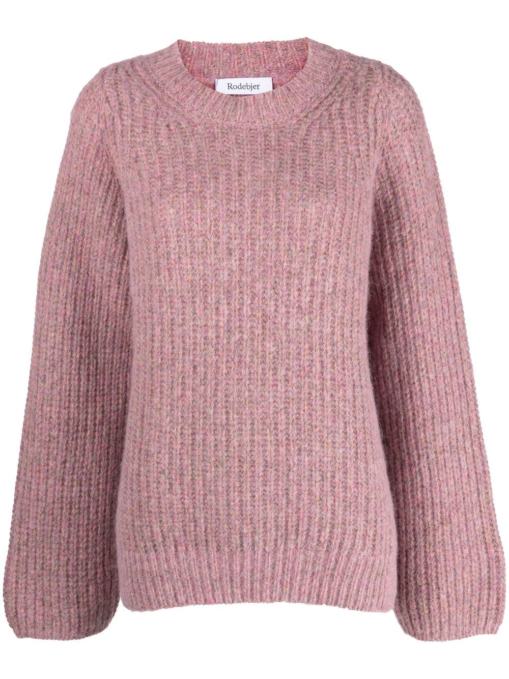 Ribbed-knit jumper - Pink