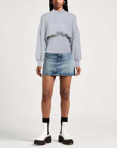 Woman Sweatshirt Light grey Size XS Cotton, Elastane, Polyester