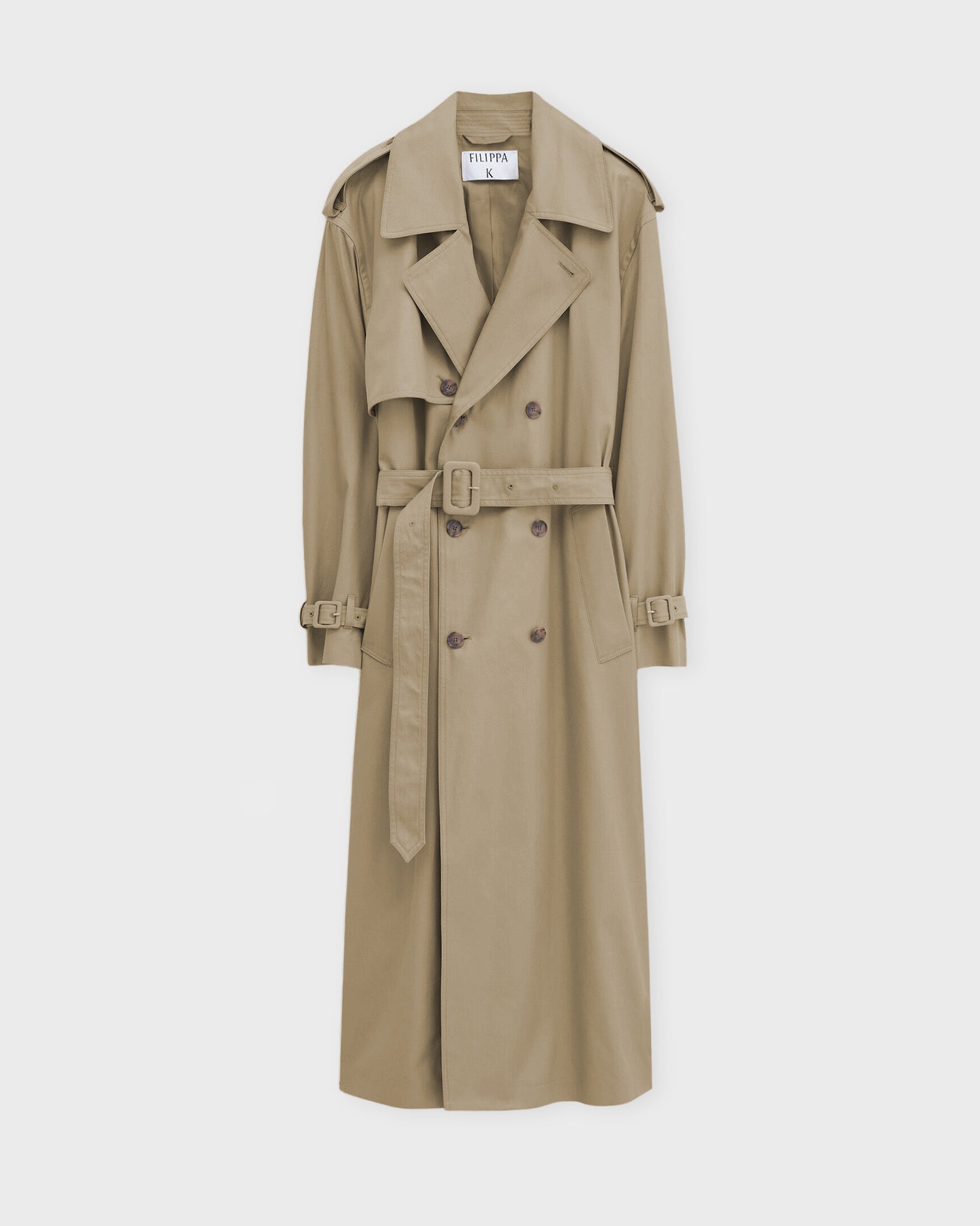 Filippa K Jacket Trench Coat Beige/grön