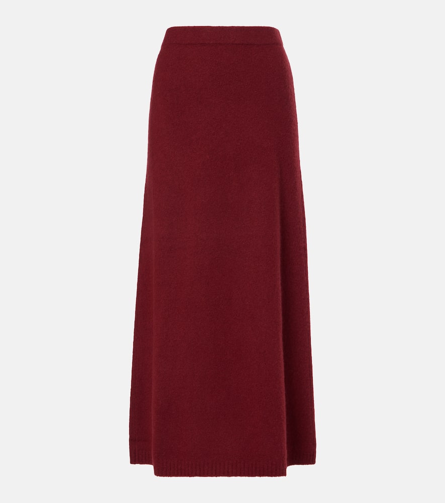 Dorina cashmere-blend maxi skirt