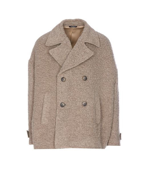 Dolce & Gabbana Double-Breasted Vintage-Look Pea Coat