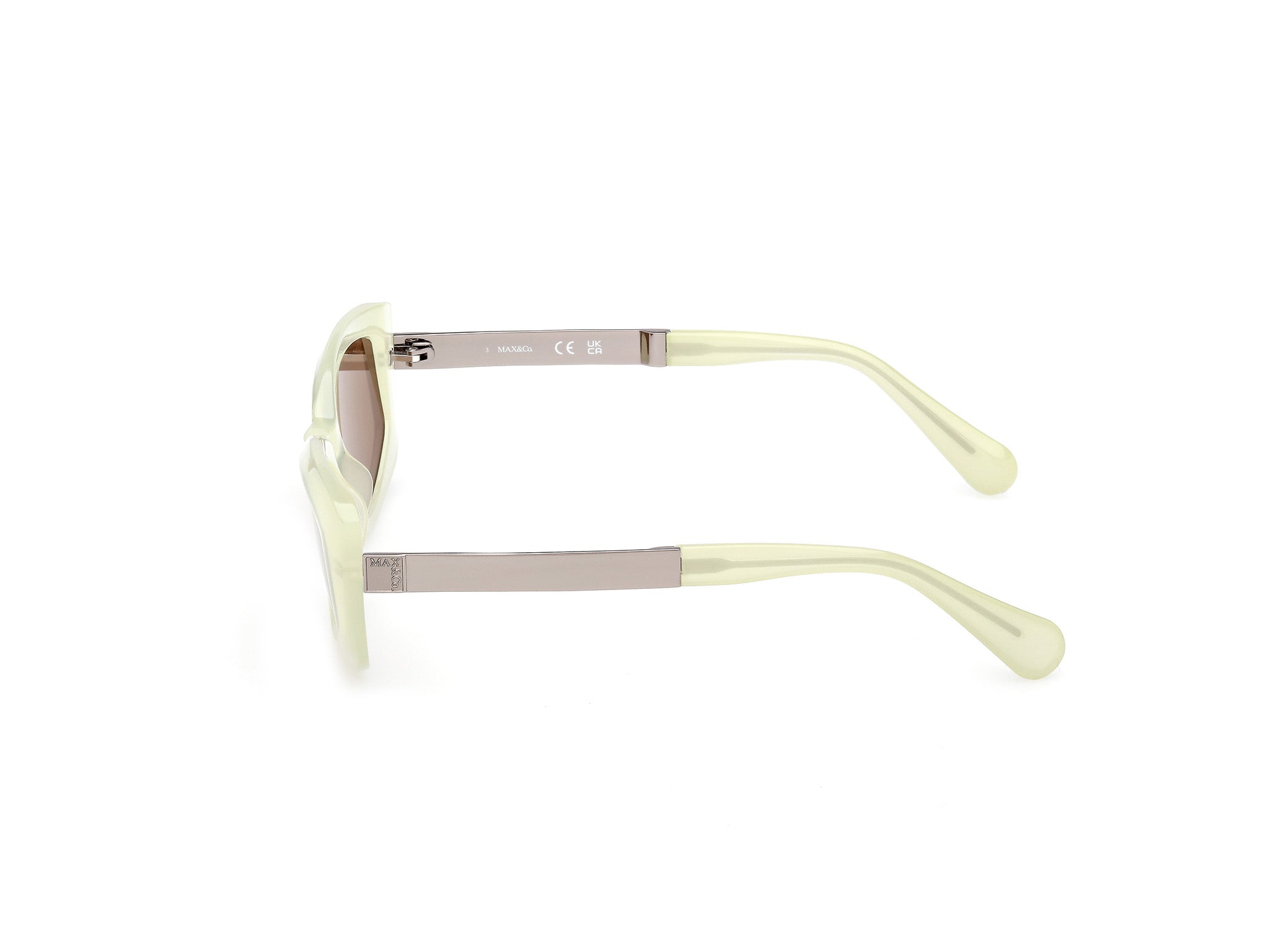 MAX&Co Mujer MAX&Co MO0144 39J Gafas de sol Inyectado Amarillo roviex Cuadrada Norma