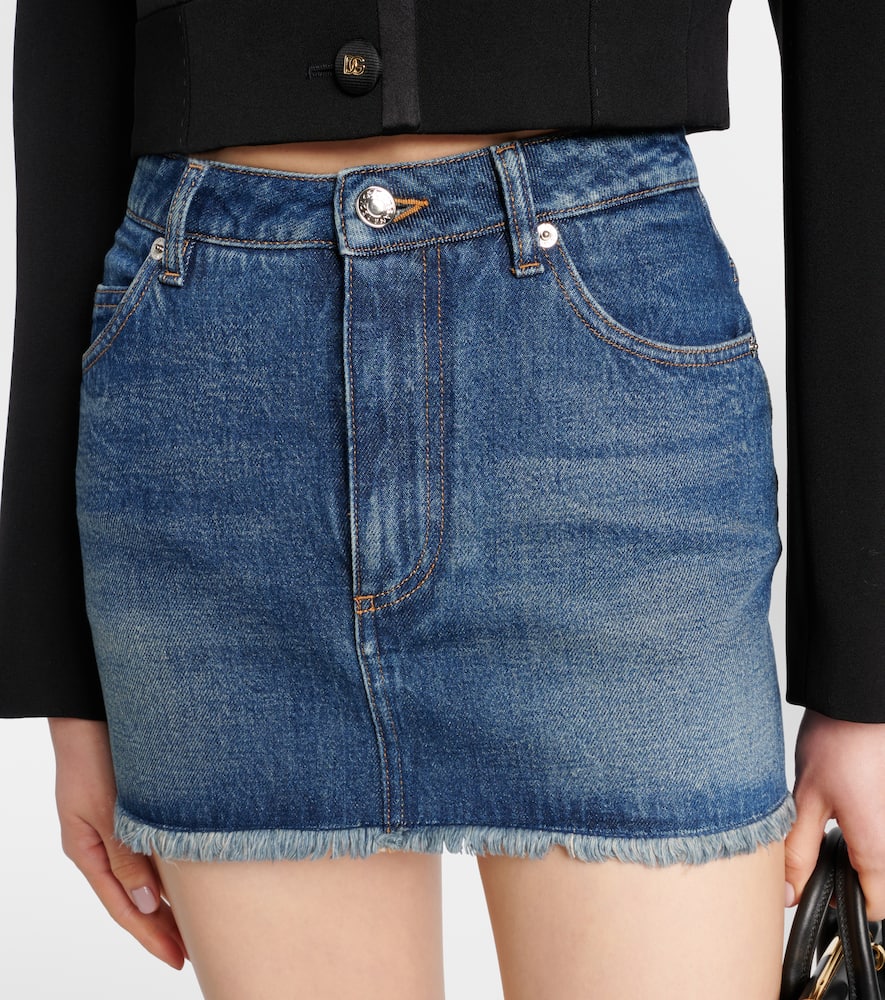 Denim miniskirt