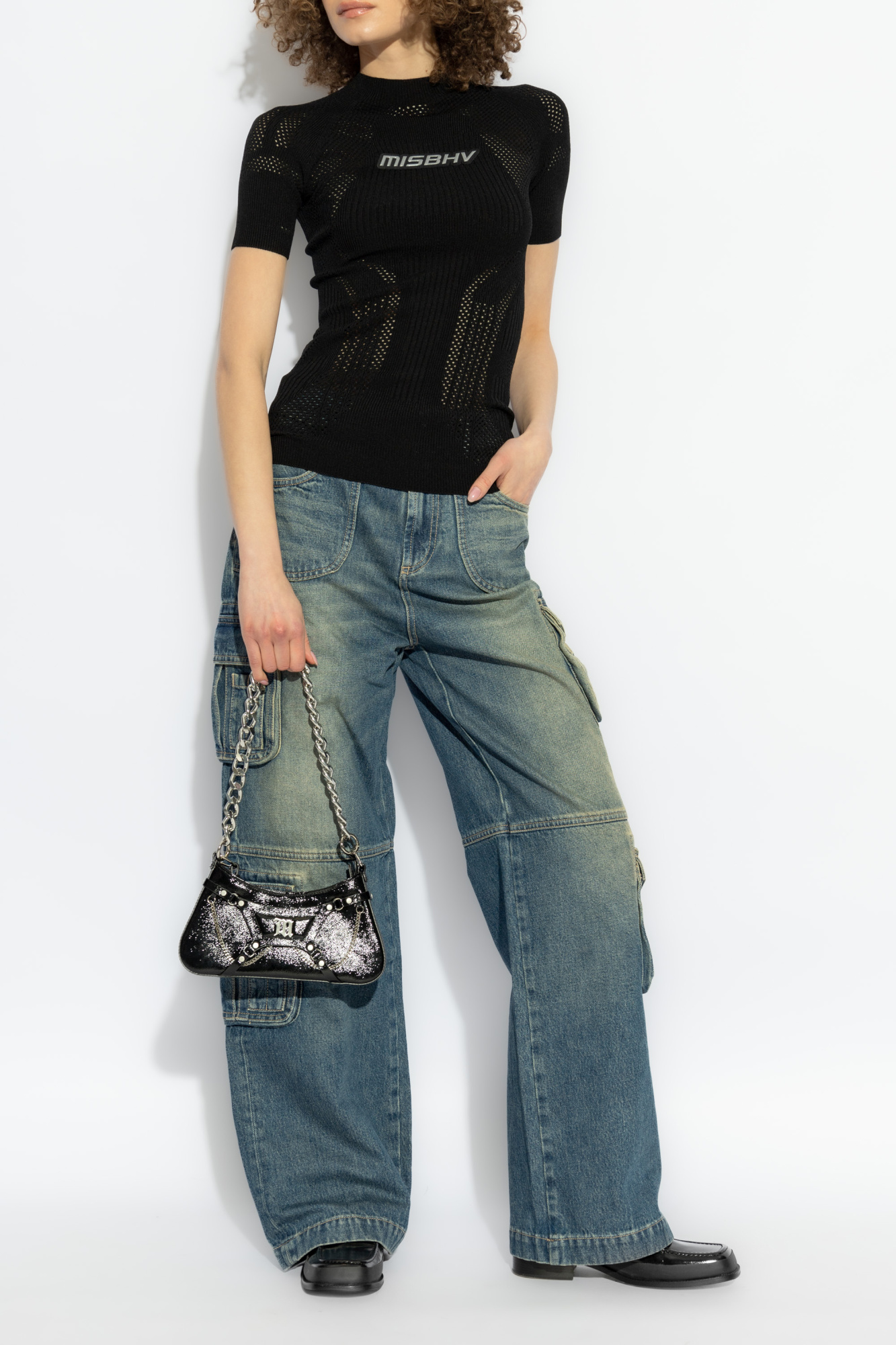 Top With Logo, Women's, Black
