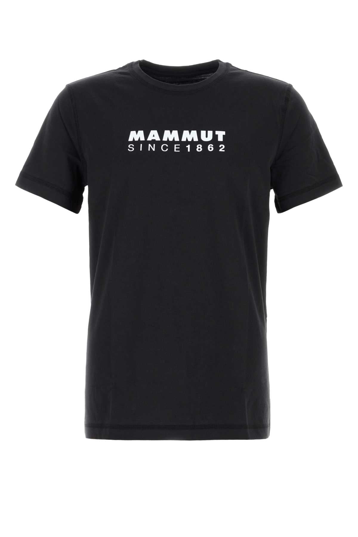 Logo-Embroidered Cotton T-Shirt — Black
