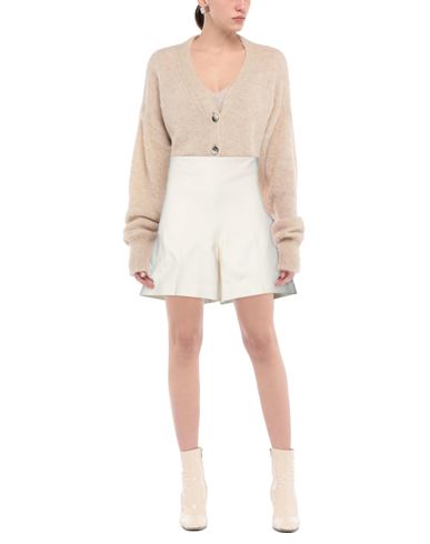 Woman Shorts & Bermuda Shorts Ivory Size 6 Viscose, Polyamide, Elastane