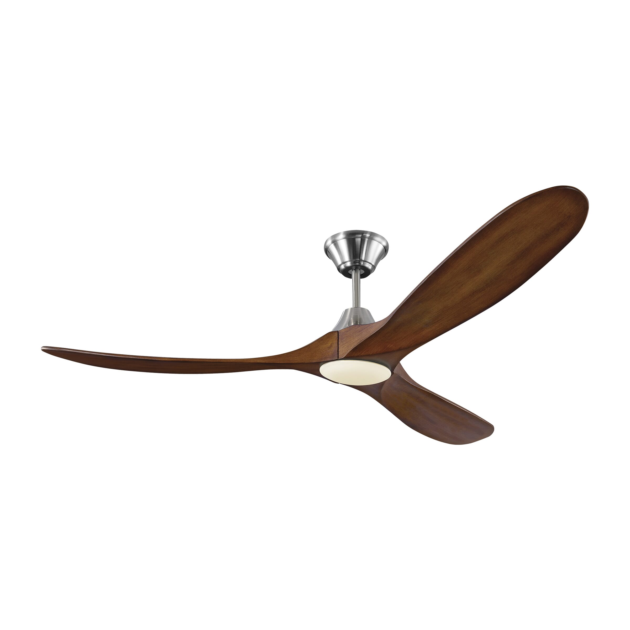 Brushed Steel 60"Ceiling Fan from the Maverick Collection