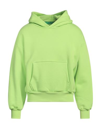Garment Workshop Man Sweatshirt Lime green Size L Cotton