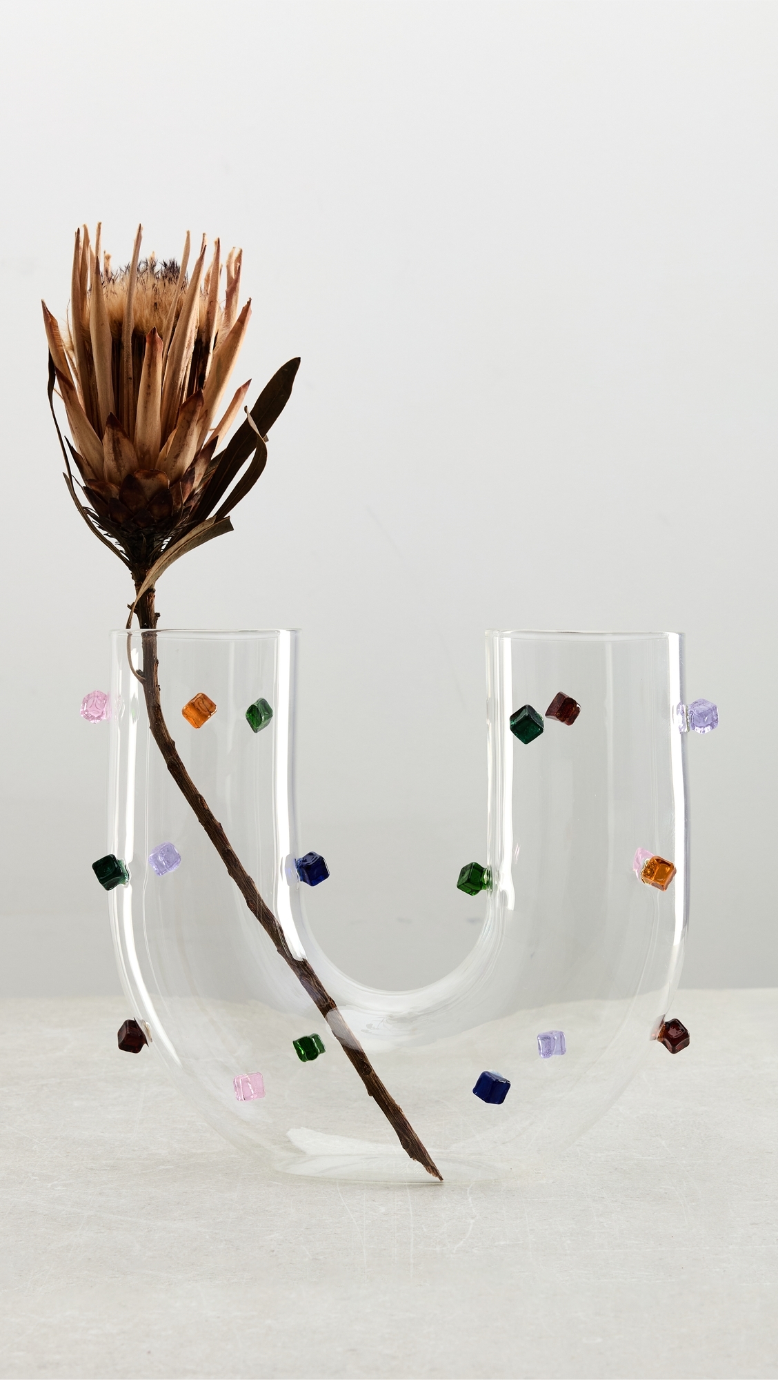 Jewel U Vase Multi One Size