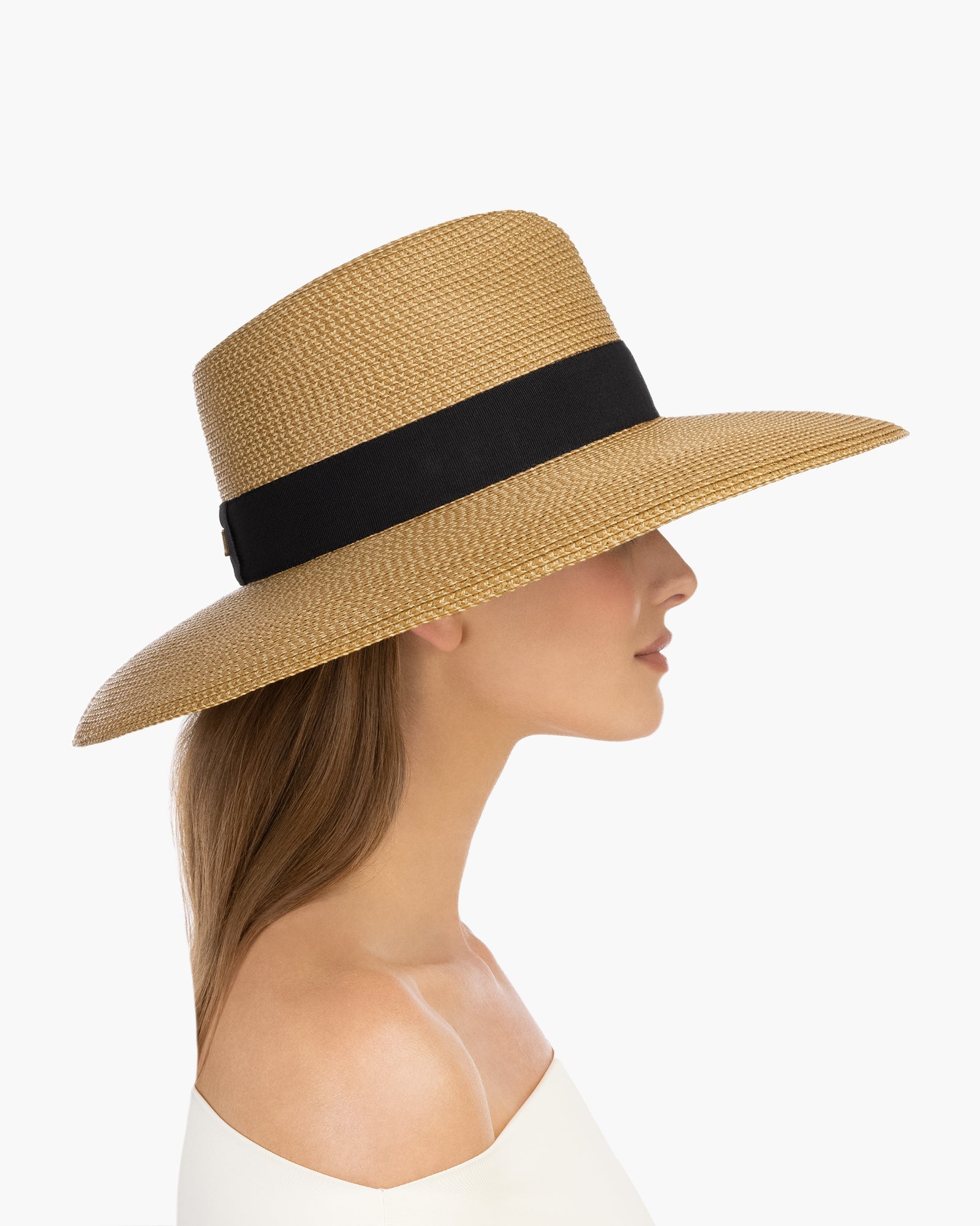 Women's OriginalCream Squishee Fedora Hat, 4.5 in Brim, UPF 50+ Protection for Women