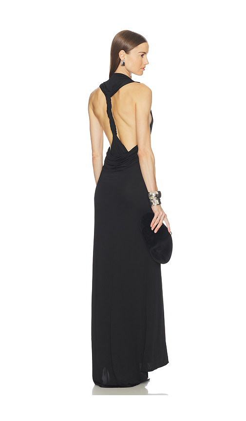 Camila Coelho Leonora Gown in Black. M. Also in L, S, XL