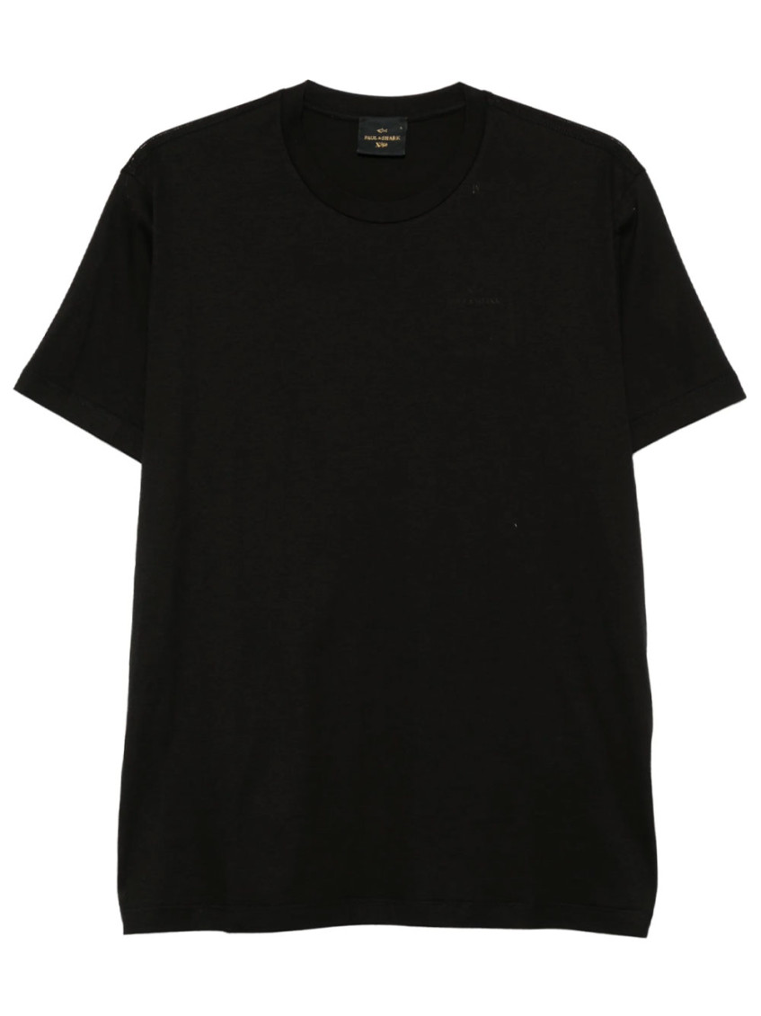 Paul & Shark - cotton blend t shirt logo print