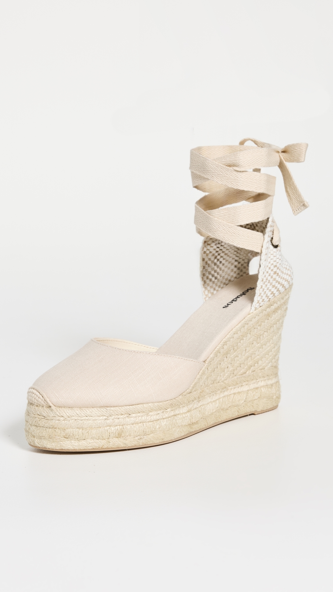 Platform Wedge Espadrilles Ivory