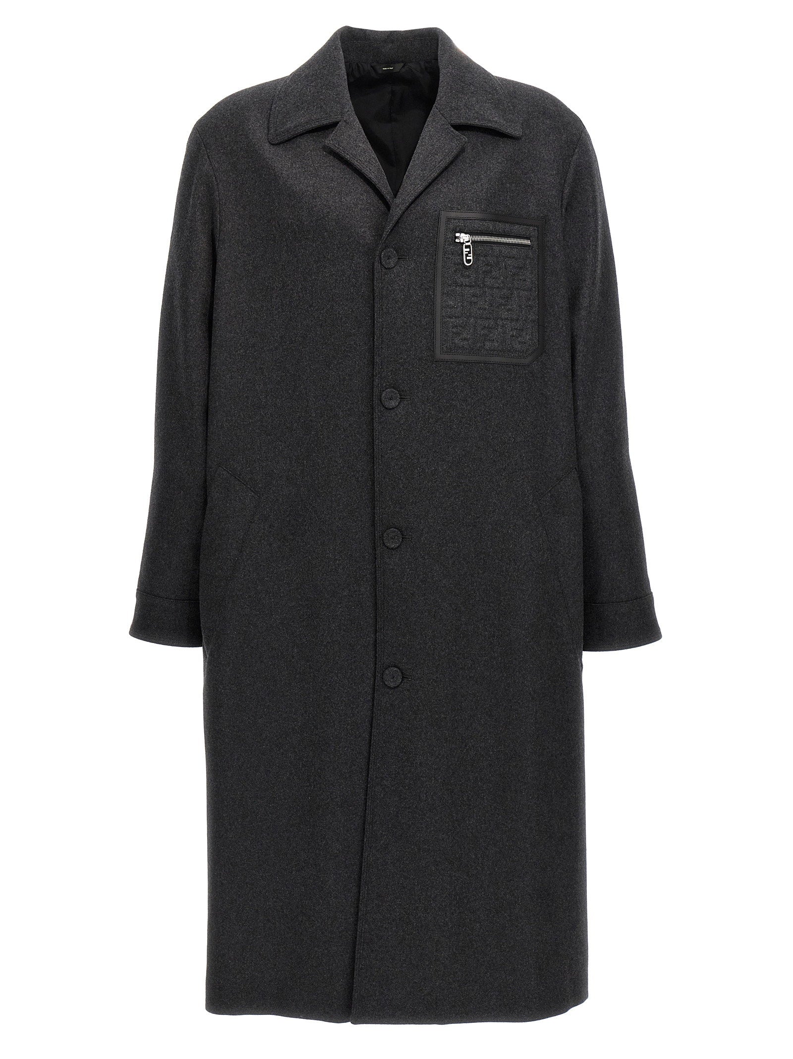Single-breasted Cashmere Coat