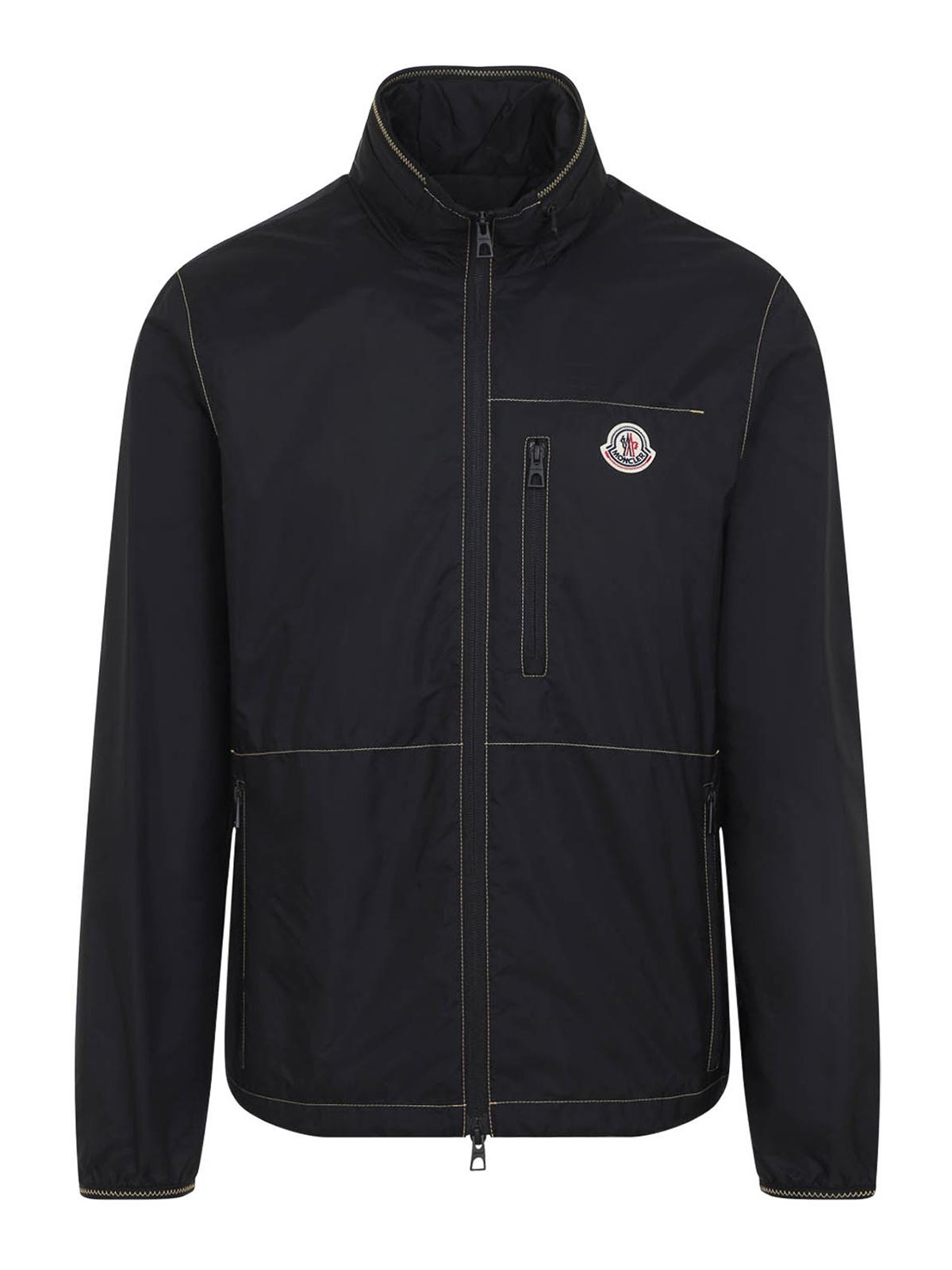 Moncler - arrakis polyamide jacket stand up collar